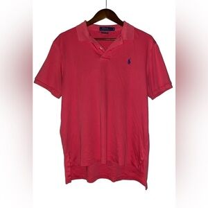 Polo Ralph Lauren Pima Soft Touch Cotton Polo‎ Shirt Casual Office Work Men L